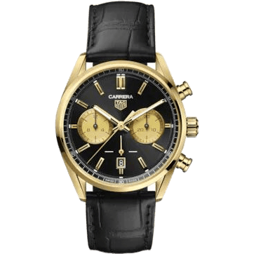TAG Heuer Carrera Calibre Heuer 02 42 Yellow Gold / Black CBN2044.FC8313