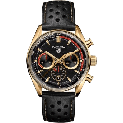 Carrera Chronosprint Glass Box 42 Yellow Gold / Porsche Porsche Rallye