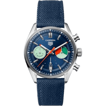 Carrera Skipper Glass Box Stainless Steel / Blue