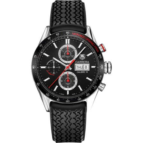 TAG Heuer Carrera Calibre 16 Day Date 43 Stainless Steel / Black / Monaco Grand Prix CV2A1F.FT6033