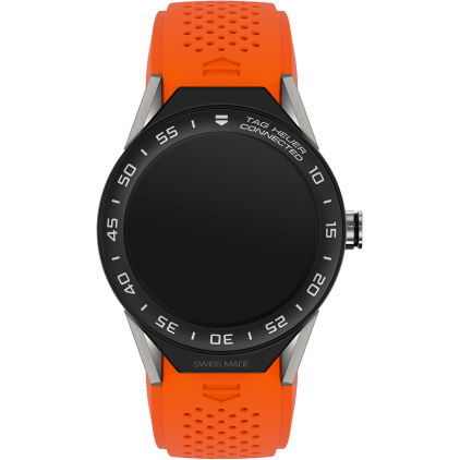 Carrera Connected Modular 45 Titanium / Ceramic / Orange Rubber