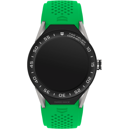 Carrera Connected Modular 45 Titanium / Ceramic / Green Rubber