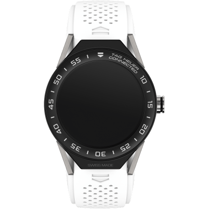 Carrera Connected Modular 45 Titanium / Ceramic / White Rubber