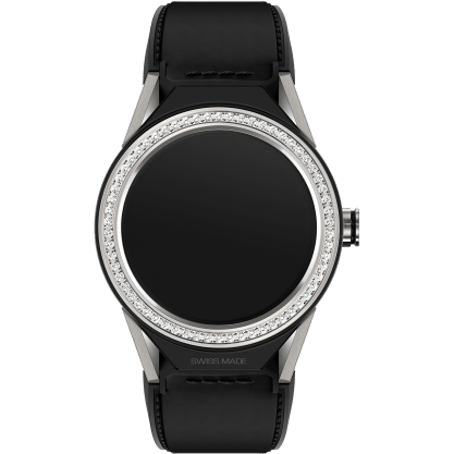 Carrera Connected Modular 45 Titanium / Diamond / Black Calf