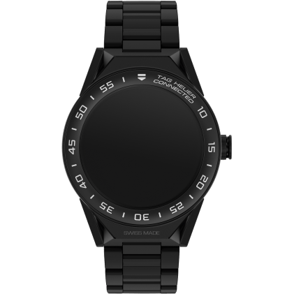 Carrera Connected Modular 45 Black Titanium / Ceramic / Ceramic Bracelet