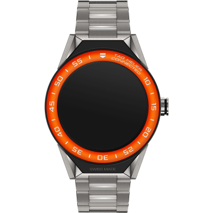 Carrera Connected Modular 45 Titanium / Orange Aluminum / Bracelet