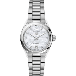 Carrera Automatic 29 Stainless Steel / MOP - Diamond / Bracelet