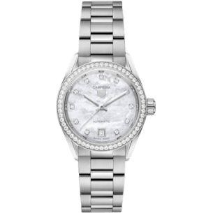 Carrera Automatic 29 Stainless Steel - Diamond / MOP / Bracelet