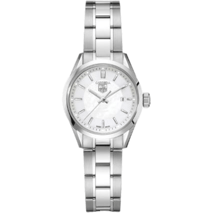 TAG Heuer Carrera Quartz 27 Stainless Steel / MOP / Bracelet WV1415.BA0793
