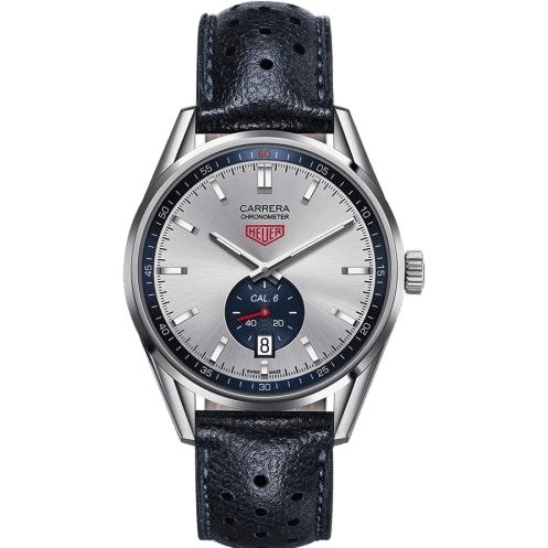 TAG Heuer Carrera Calibre 6 39 Stainless Steel / Silver / Calf WV5111.FC6350