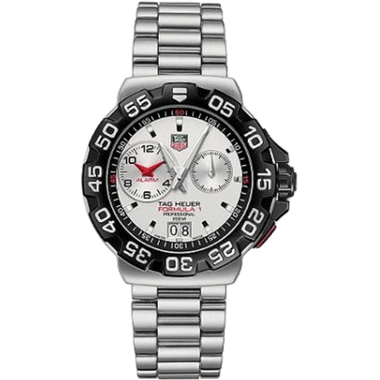TAG Heuer Formula 1 Quartz Alarm 41 Stainless Steel / Silver / Bracelet CAH1111.BA0850
