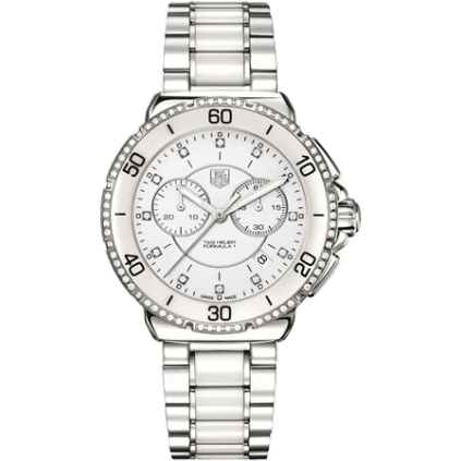 Formula 1 Chronograph Quartz 41 Stainless Steel / Diamond / White / Bracelet