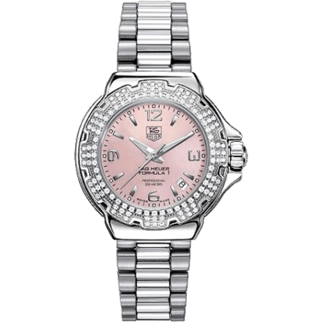 TAG Heuer Formula 1 Quartz 37 Stainless Steel / Diamond / MOP / Bracelet WAC1216.BA0852