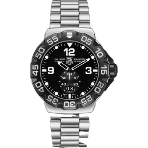 Formula 1 Big Date 44 Stainless Steel / Black / Bracelet