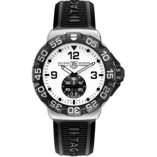 Formula 1 Big Date 44 Stainless Steel / White / Rubber