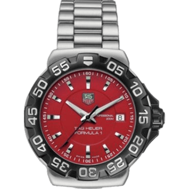 TAG Heuer Formula 1 Quartz 41 Stainless Steel / Red / Bracelet WAH1112.BA0850