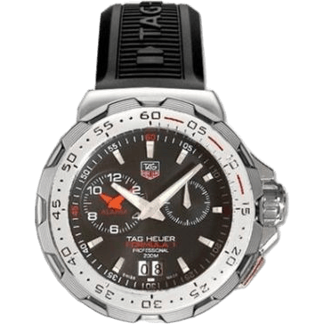 Formula 1 Alarm 41 Stainless Steel / Black / Rubber