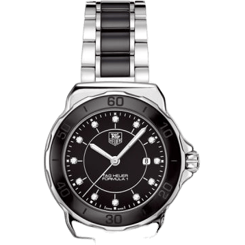 Formula 1 32 Stainless Steel / Black - Diamond / Bracelet
