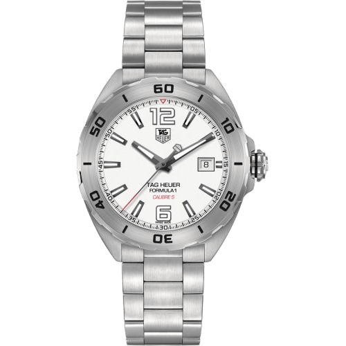 Formula 1 Calibre 5 41 Stainless Steel / White / Bracelet
