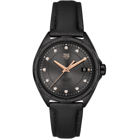 TAG Heuer Formula 1 Quartz 32 PVD / Black - Diamond / Calf WBJ1417.FC8234