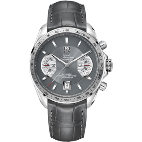 Grand Carrera Calibre 17 RS 43 Stainless Steel / Grey / Alligator