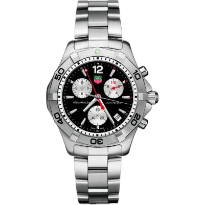 TAG Heuer Aquaracer 300M Quartz Chronograph 41 Stainless Steel / Black / Bracelet CAF1110.BA0804