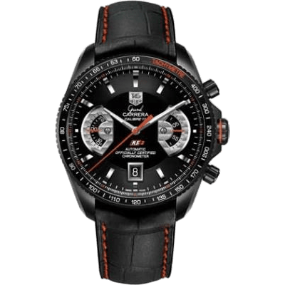 Grand Carrera Calibre 17 RS2 Titanium PVD / Black - Red / Alligator