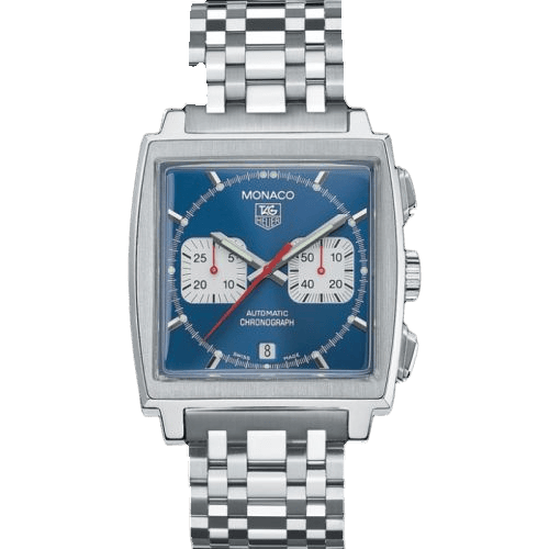 Monaco Calibre 17 Stainless Steel / Blue / Bracelet