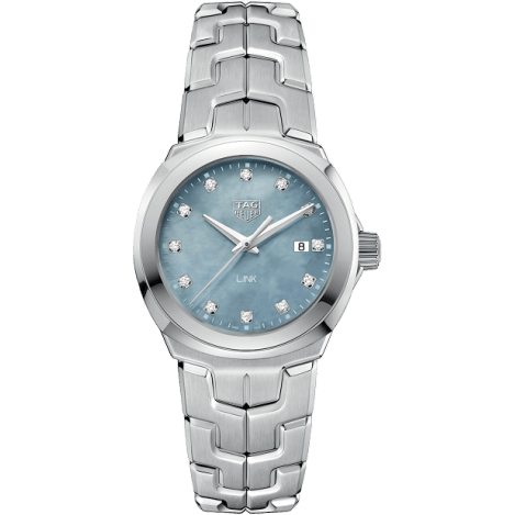 Link Quartz 32mm Stainless Steel / Blue MOP