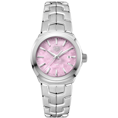 Link Quartz 32mm Stainless Steel / Pink MOP
