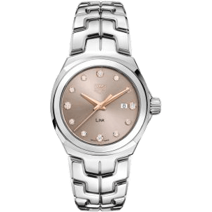 Link Quartz 32mm Stainless Steel / Beige