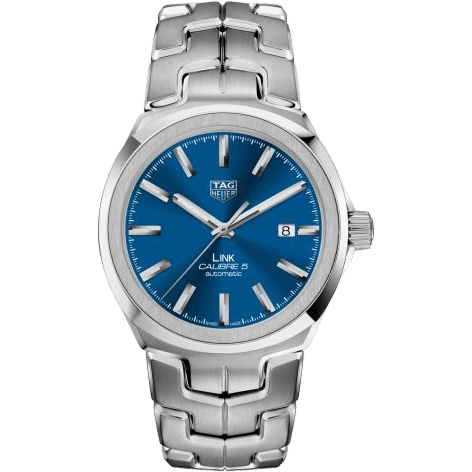 Link Calibre 5 41 Stainless Steel / Blue / Bracelet