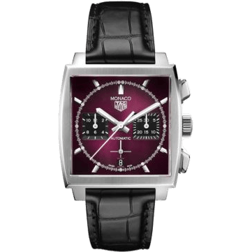 Monaco Calibre Heuer 02 Stainless Steel / Purple