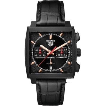 Monaco Calibre Heuer 02 Titanium DLC / Black
