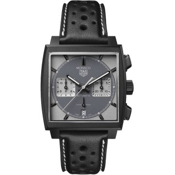 Monaco Calibre Heuer 02 Titanium DLC / Grey
