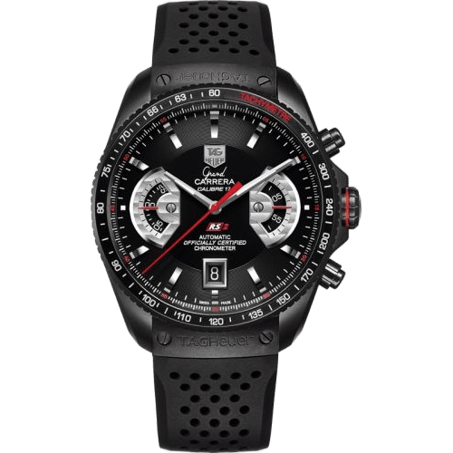 Grand Carrera Calibre 17 RS2 43 PVD / Black / Rubber