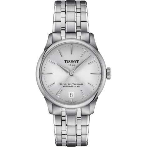 Chemin Des Tourelles Powermatic 80 34 Stainless Steel / Silver / Bracelet