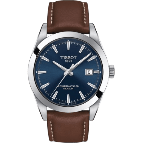 Gentleman Powermatic Stainless Steel / Blue / Strap