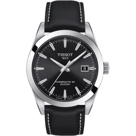 Gentleman Powermatic Stainless Steel / Black / Strap