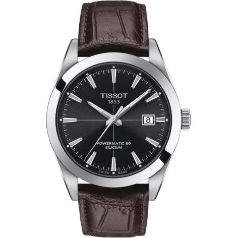 Gentleman Powermatic Stainless Steel / Black / Strap