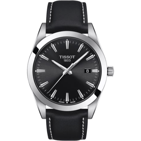 Gentleman Quartz Stainless Steel / Black / Strap