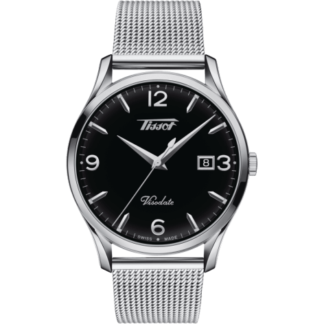 Visodate Quartz 40 Stainless Steel / Black / Bracelet