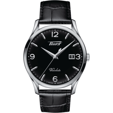 Visodate Quartz 40 Stainless Steel / Black / Strap