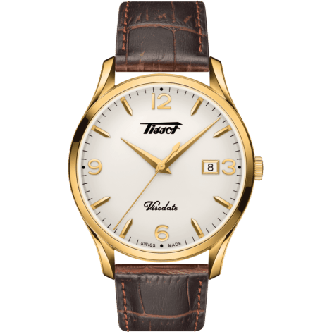 Visodate Quartz 40 Yellow Gold PVD / Silver / Strap