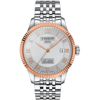 Le Locle 39 COSC Stainless Steel - Rose Gold / Silver / Bracelet