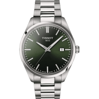 Tissot PR 100 Quartz 40 Stainless Steel / Green / Bracelet T150.410.11.091.00