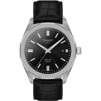 PRC 100 Solar Quartz 39 Stainless Steel / Black