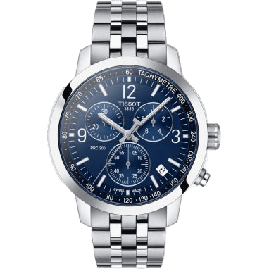PRC 200 Quartz Chronograph Stainless Steel / Blue / Bracelet
