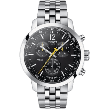 PRC 200 Quartz Chronograph Stainless Steel / Black / Bracelet