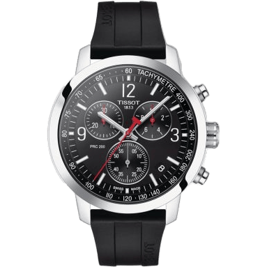 PRC 200 Quartz Chronograph Stainless Steel / Black